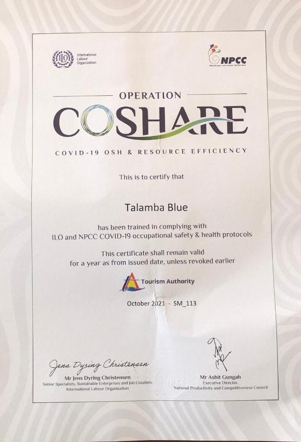 Talamba Blue Bed and Breakfast Blue Bay Εξωτερικό φωτογραφία